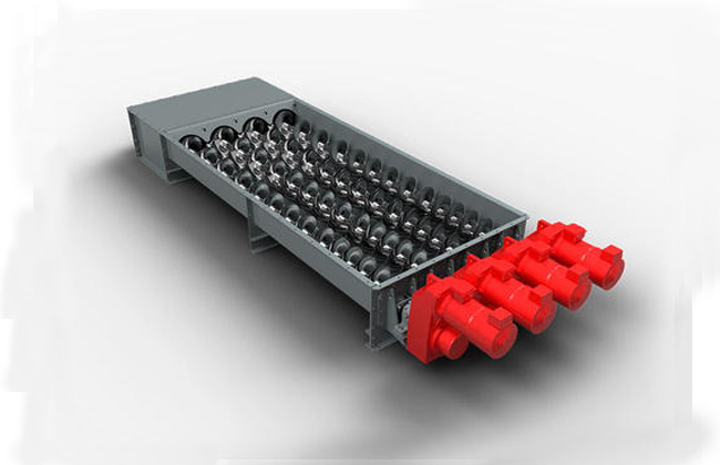 兩無軸葉片旋向相反,抗纏繞、不堵料