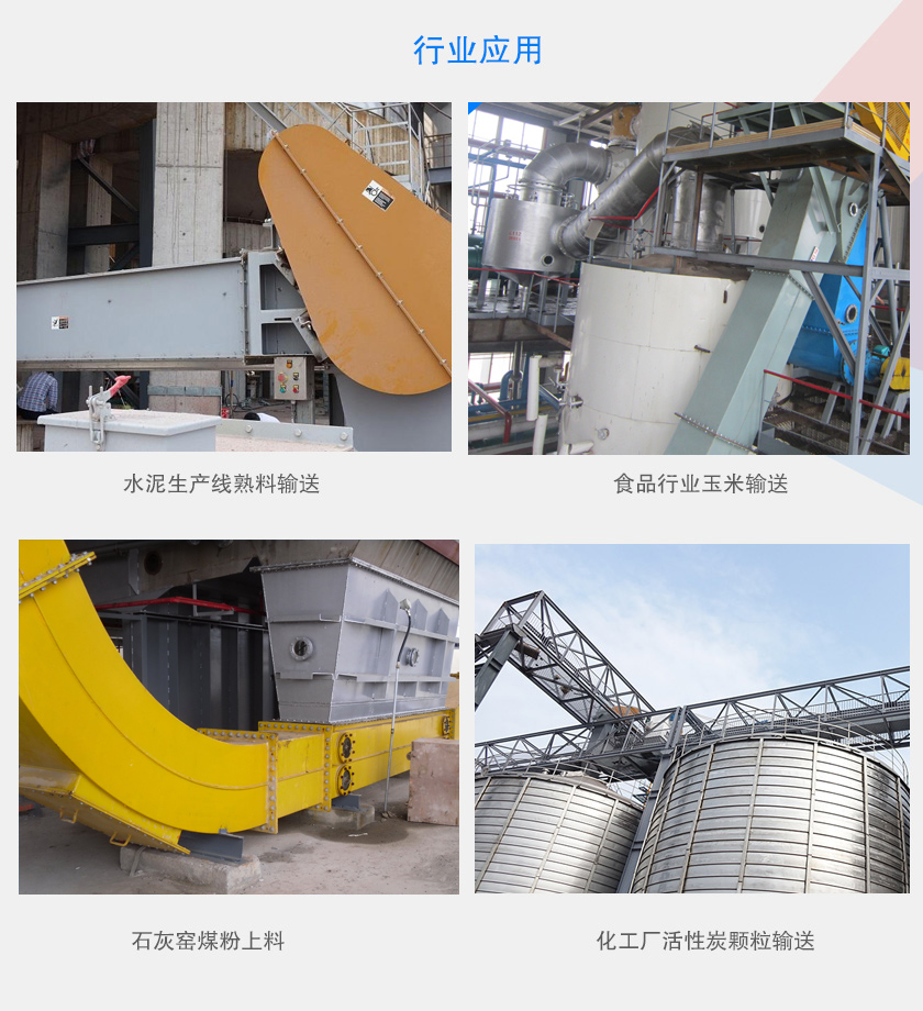 可以水平、傾斜或垂直布置,主要用于水泥、食品、化工、煤炭等行業(yè)