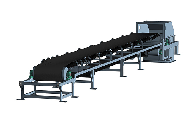 采用了結構緊湊、剛性好、強度高的三角形機架，機架部分、中間架和中間架支